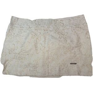 Abercrombie & Fitch Women's Size 4/27”Floral Mini Skirt White Gold